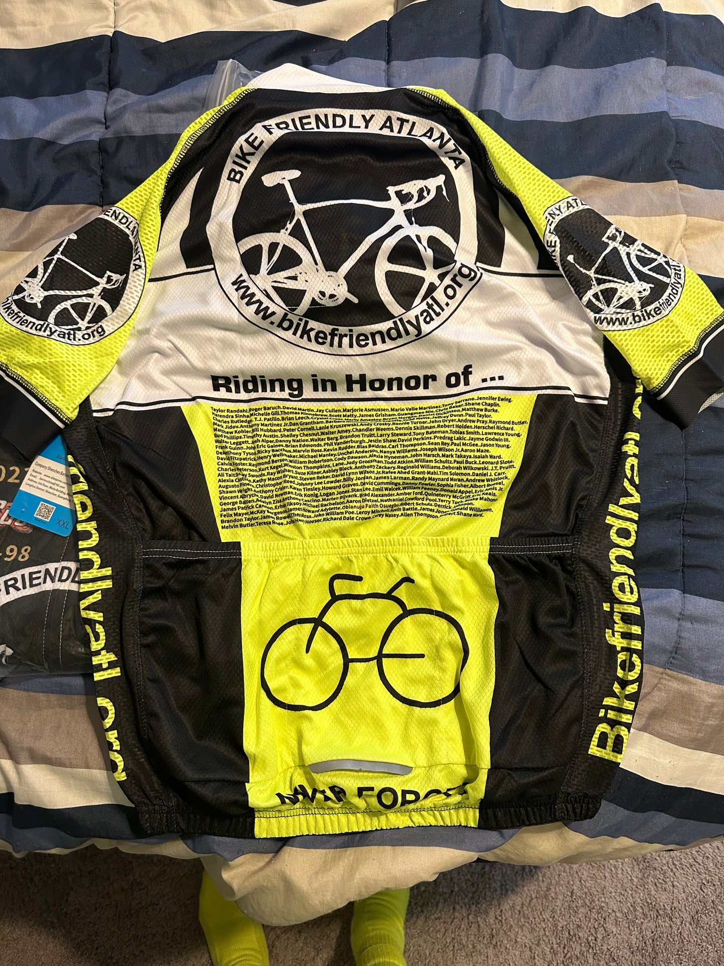 2023 BFA Cycling Jersey mesh
