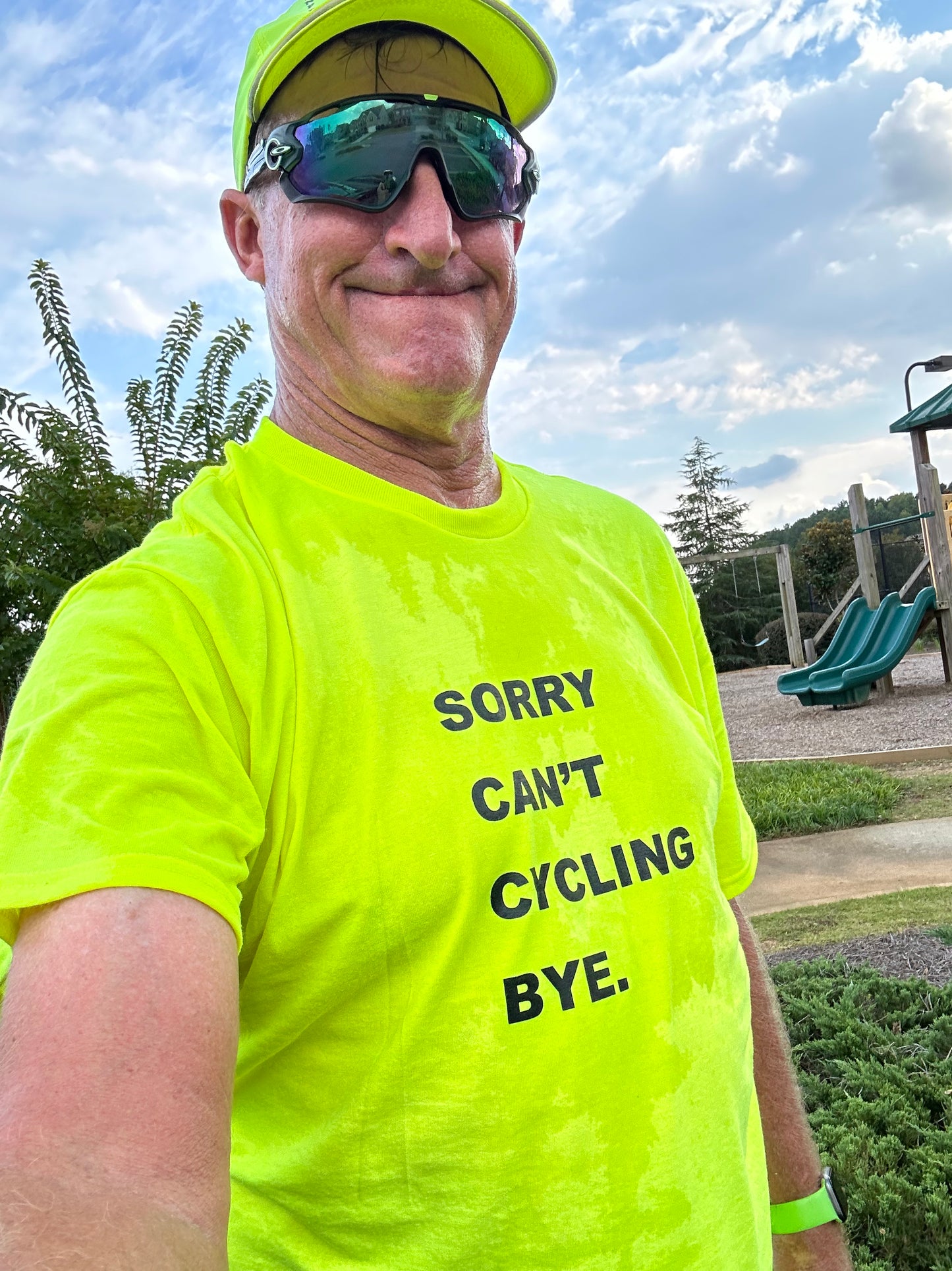 (Copy) Sorry/Can’t/Cycling/BYE. T-shirt