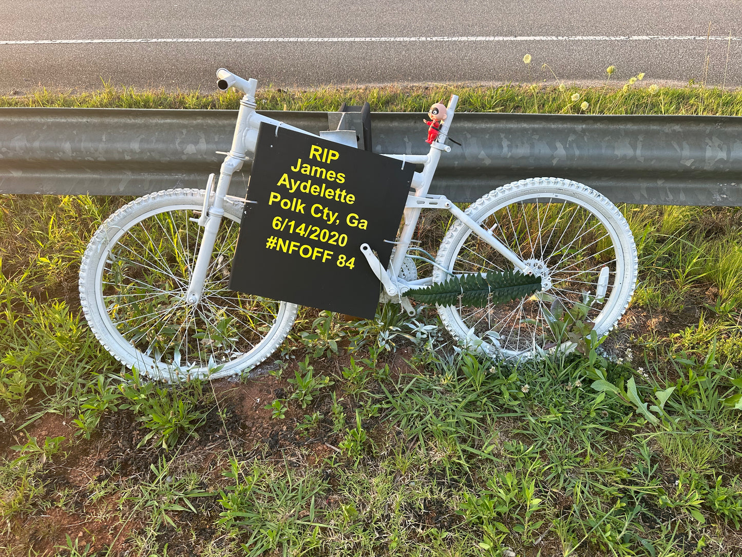 GHOST BIKE Name Board