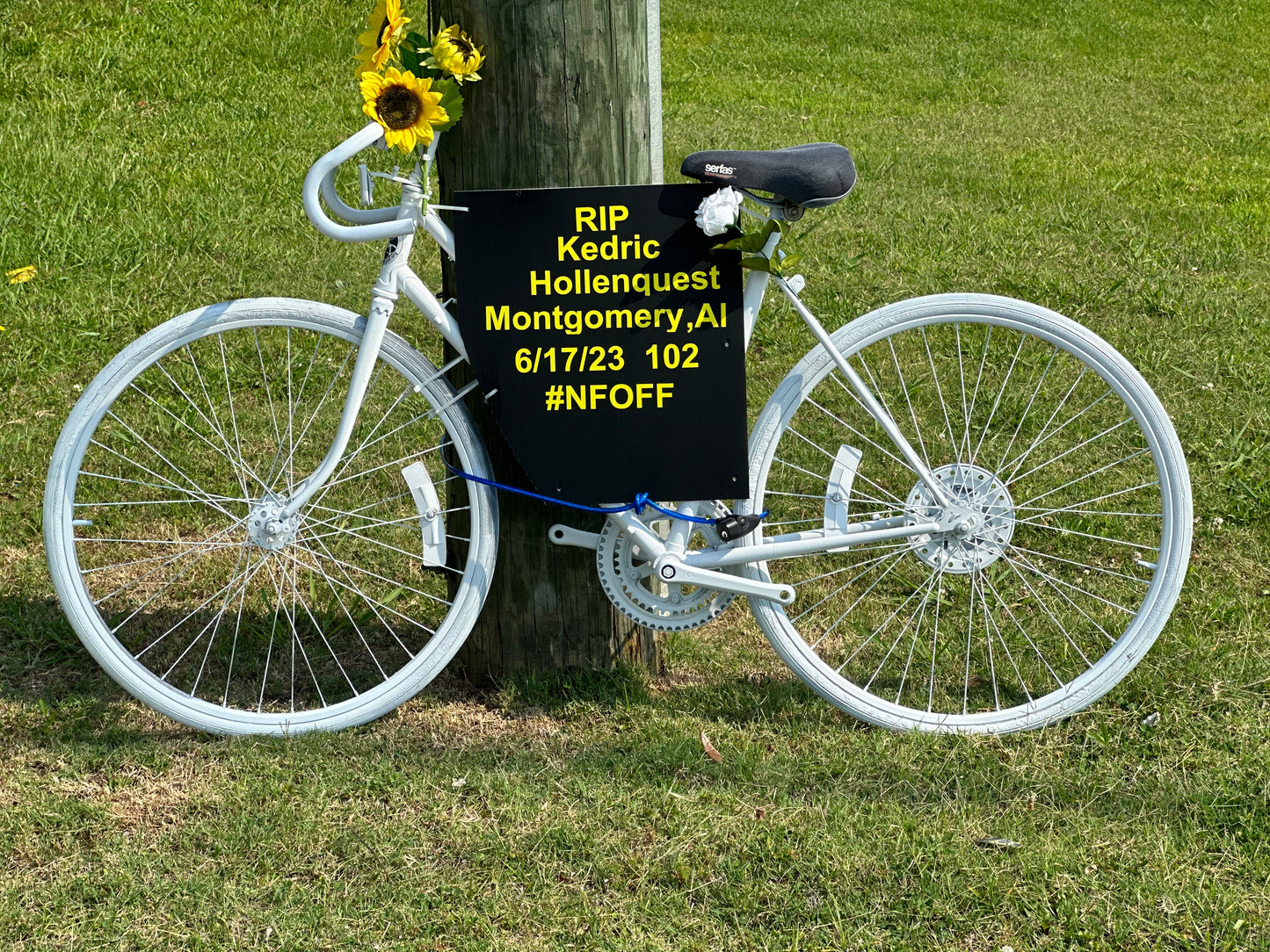 GHOST BIKE Name Board